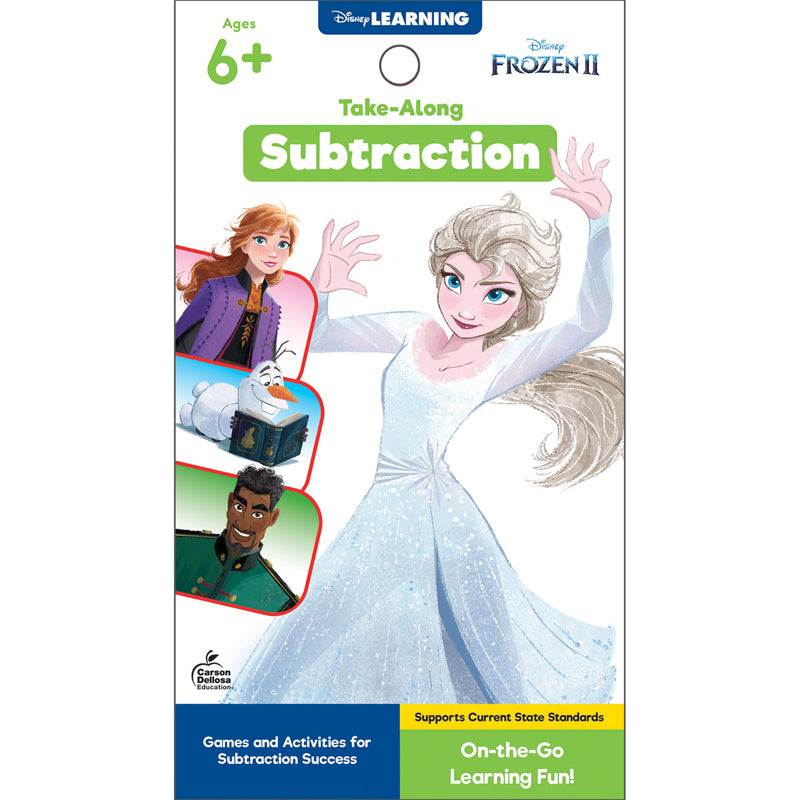 My Take-Along Tablet: Frozen 2 Subtraction Activity Pad, Grade 1-3, Paperback