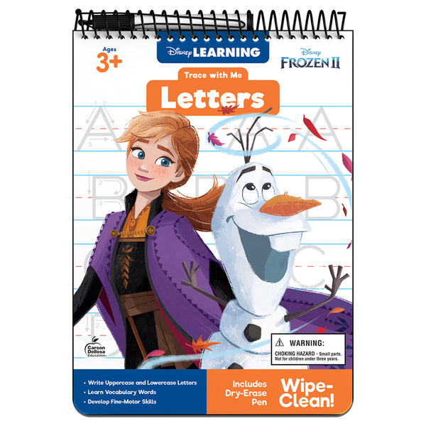 Trace with Me: Frozen 2 Letters Activity Pad, Grade PK-2, Paperback