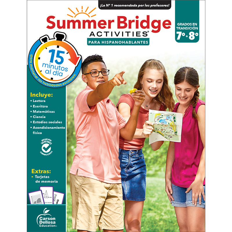 Summer Bridge Activities Spanish, Grade 7-8