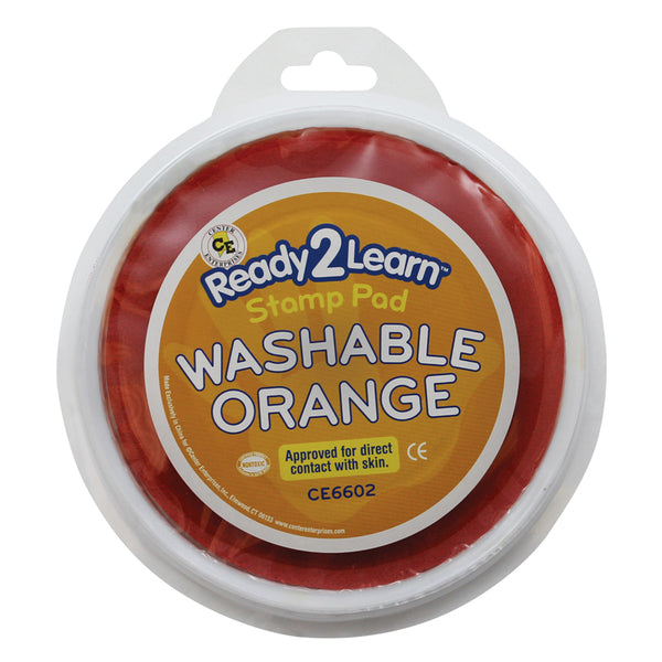 Jumbo Circular Washable Stamp Pad - Orange