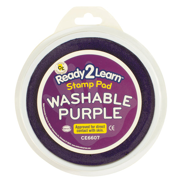 Jumbo Circular Washable Stamp Pad - Purple