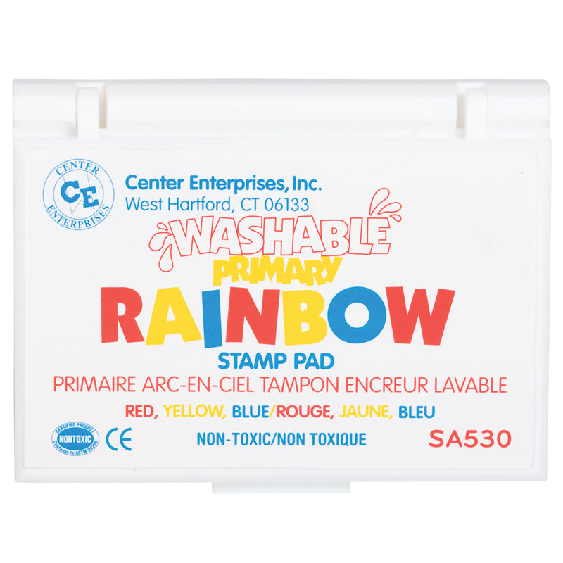 Washable Rainbow Stamp Pad - Primary