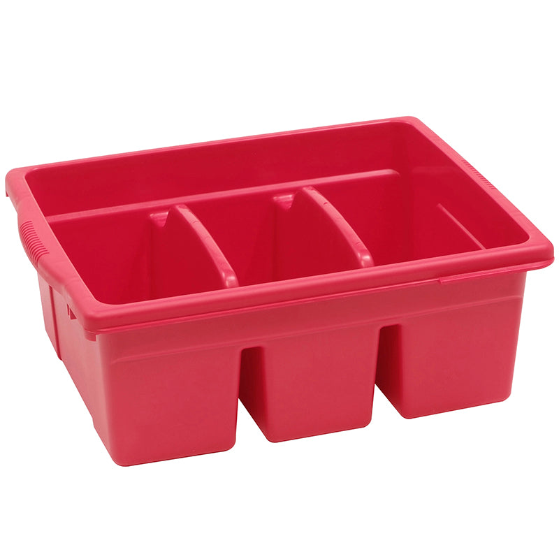 Leveled Reading Large Divided Book Tub, Red