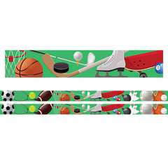 Borders/Trims, Magnetic, Rectangle Cut - 1-1/2" x 24", Sports Theme, 24' per Pack, 2 Packs