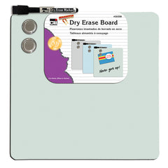 Magnetic Dry Erase Board with Marker & Magnets, Unframed, 11.5" x 11.5", Pack of 6