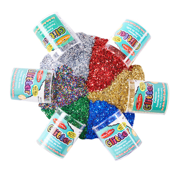 Creative Arts Glitter Set, Pack of 6