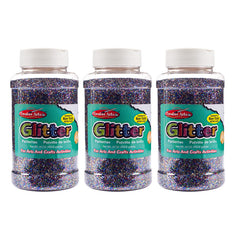 Creative Arts™ Glitter, 1 lb. Bottle, Multi-Color, Pack of 3