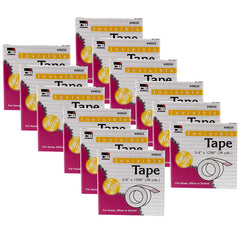 Tape - Invisible - 3/4" Wide x 1296" - 1" Core - 12 Rolls