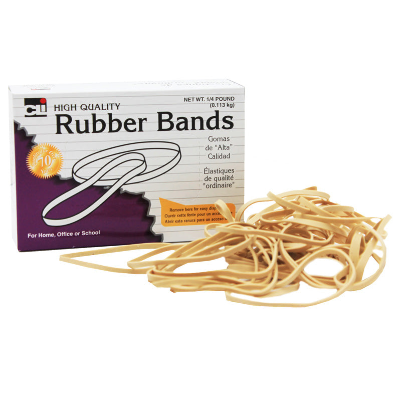 Rubber Bands, #64 (3" x 1/4"), 1/4 Pound Box