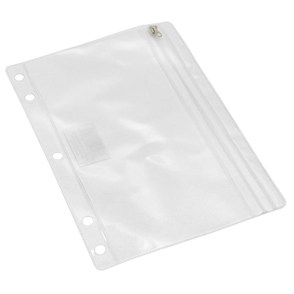 2-Pocket Pencil Pouch, Clear