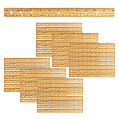 Economy Wood Ruler, Pack of 48