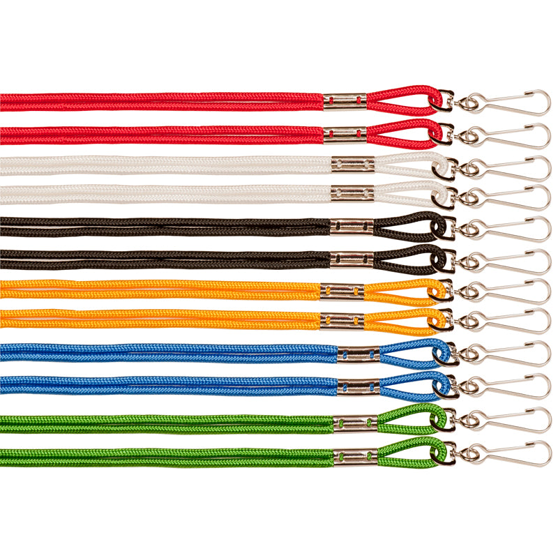 Lanyards, Assorted Colors, Pack of 12