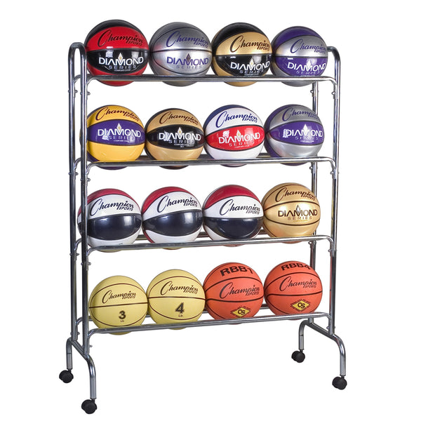 Ball Cart, 4 Tier, Holds 16 Balls