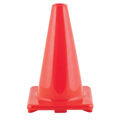 Hi-Visibility Flexible Vinyl Cone, weighted, 12", Orange