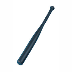 Solid Lightweight Plastic Bat, 31" Long, Black