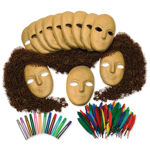 Papier Mâché Masks Activities Box