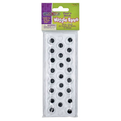 Peel & Stick Wiggle Eyes on Sheets, Black, Assorted Sizes, 60 Pieces