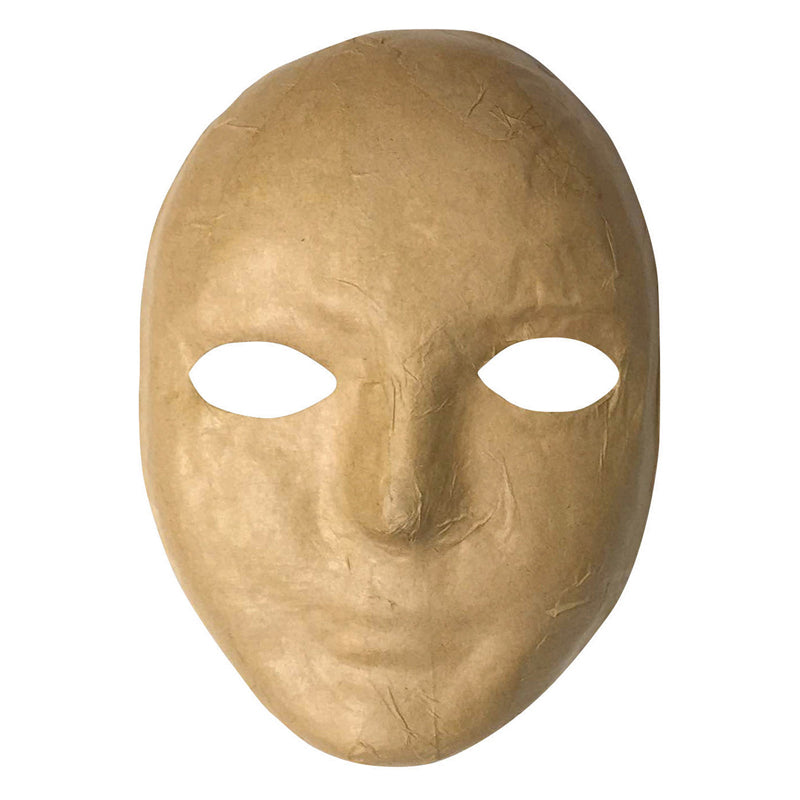 Papier Maché Mask, 8" x 5-1/4", 1 Piece