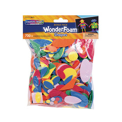 WonderFoam® Shapes, Assorted Sizes, 720 Pieces