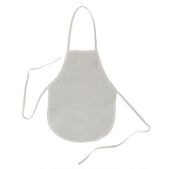 Children's Cotton Apron, Ages 3+, White, 14" x 18", 1 Piece