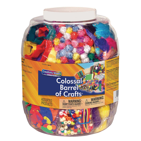 Colossal Barrel of Crafts®, Assorted Colors & Sizes, 1 Kit