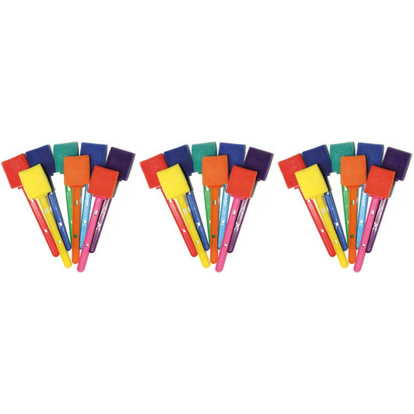 Watercolor Wands with Paint, 8 Assorted Colors, 1-3/8" x 5-1/2", 8 Per Pack, 3 Packs