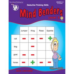 Mind Benders® Level 3, Grades 3-6