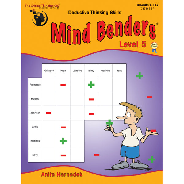 Mind Benders® Book 5, Grades 7-12+