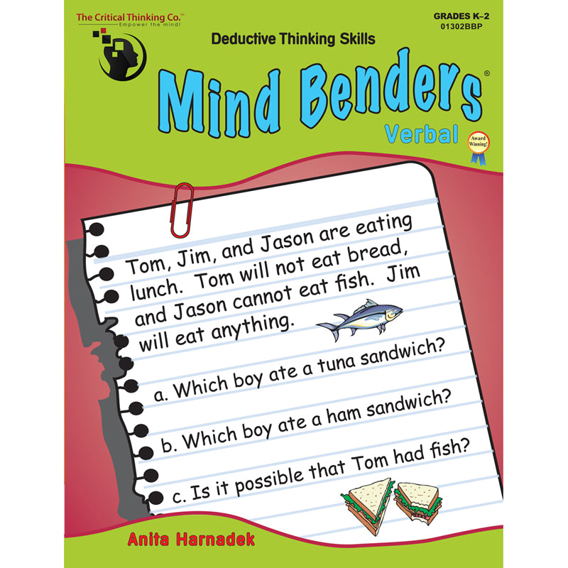 Mind Benders® Verbal, Grades K-2