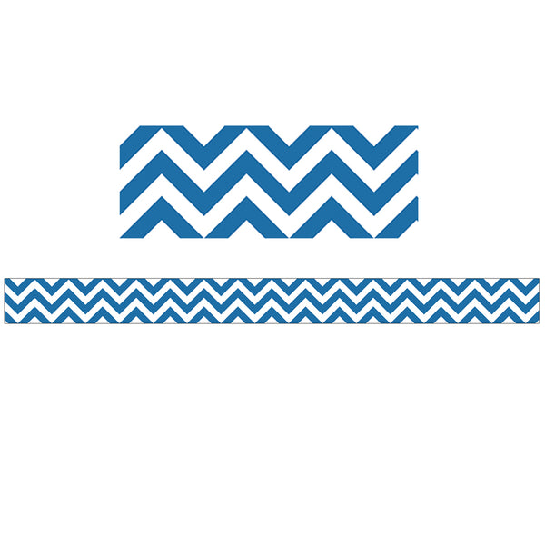 Blue Chevron Border