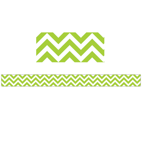 Lime Green Chevron Border