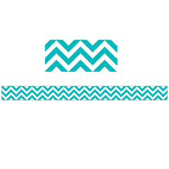 Turquoise Chevron Border