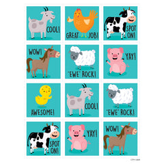 Farm Friends Reward Stickers, Pack of 60