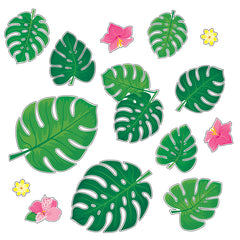 Palm Paradise Monstera Leaves Bulletin Board Set