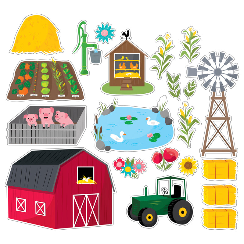 Farm Friends Farm Fun Bulletin Board Set