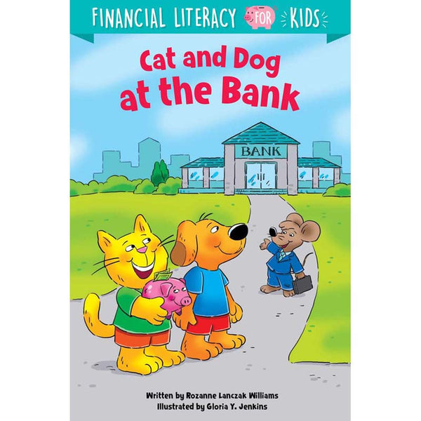 Cat and Dog at the Bank