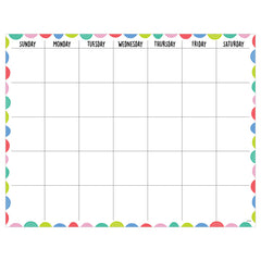 Rainbow Doodles Calendar Chart