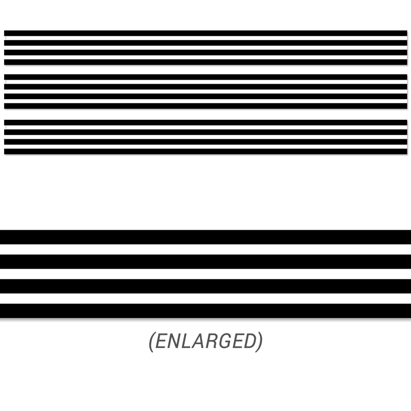 Black Stripes Border, 3 Packs