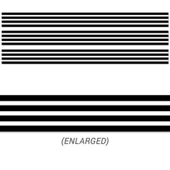 Black Stripes Border, 3 Packs