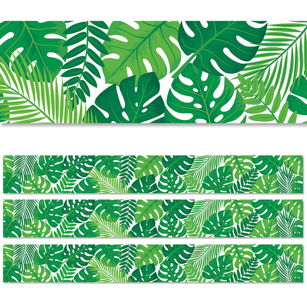 Tropical Leaves EZ Border, 48 Feet, 3 Packs