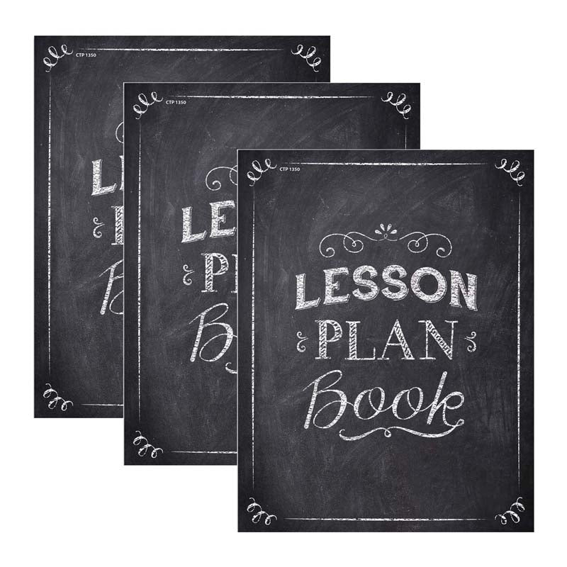 Chalk It Up! Lesson Plan Book, Pack of 3