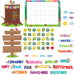 Woodland Friends Calendar Bulletin Board Set