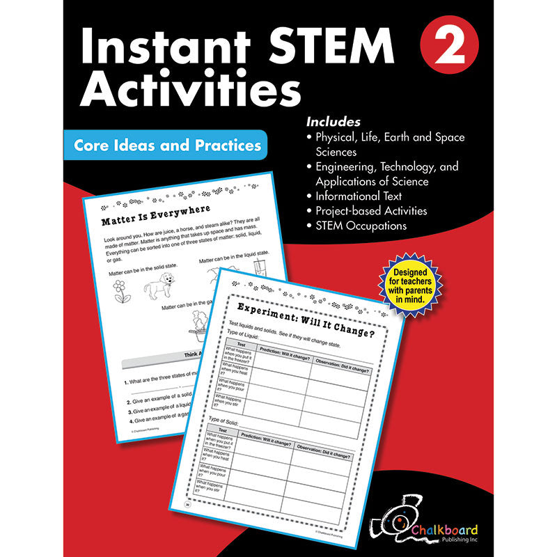 STEM Instant Activities Workbook, Grade 2