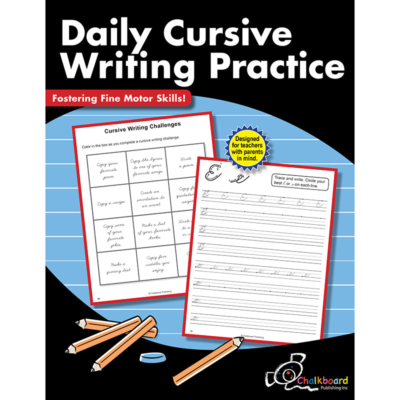 Daily Cursive Practice Workbook