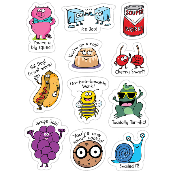 So Much Pun! Punny Rewards Stickers