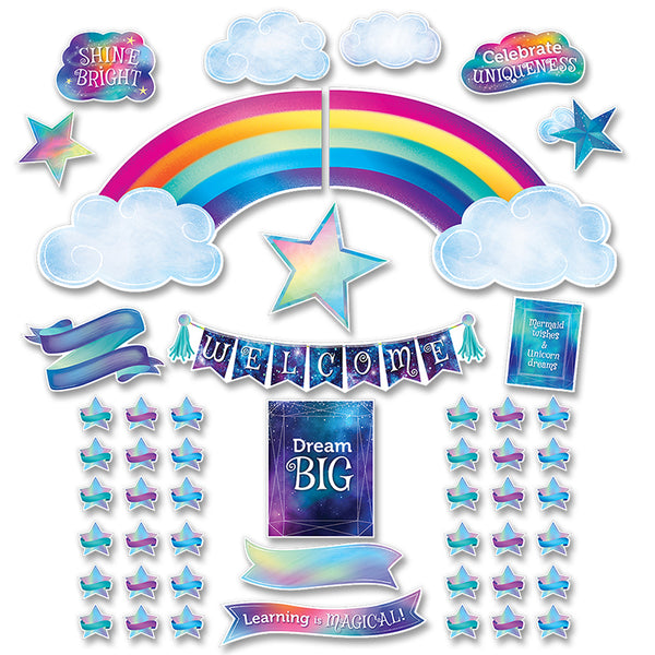 Mystical Magical Shine Bright Bulletin Board Set, 46 Pieces