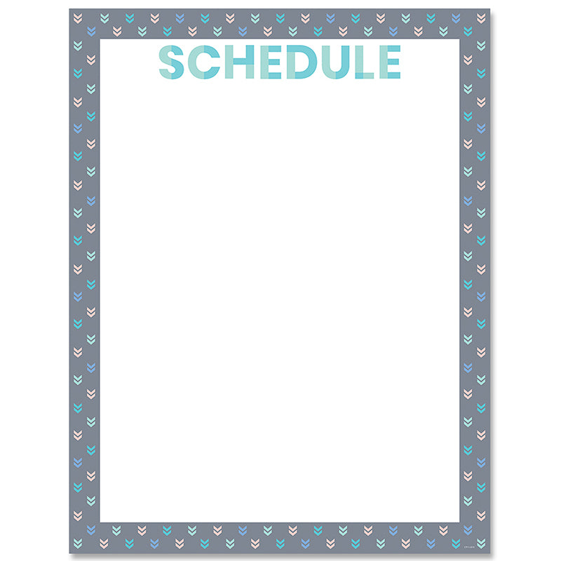 Calm & Cool Schedule Chart