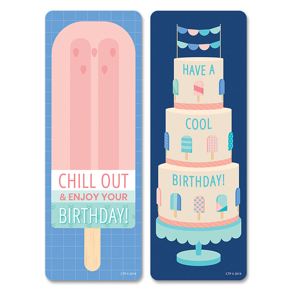 Calm & Cool Happy Birthday Bookmarks 30/Pack