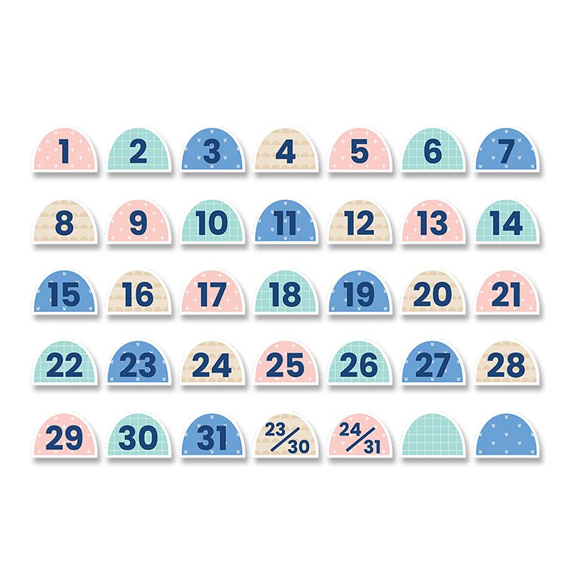 Calm & Cool Calendar Days, 35/Pack