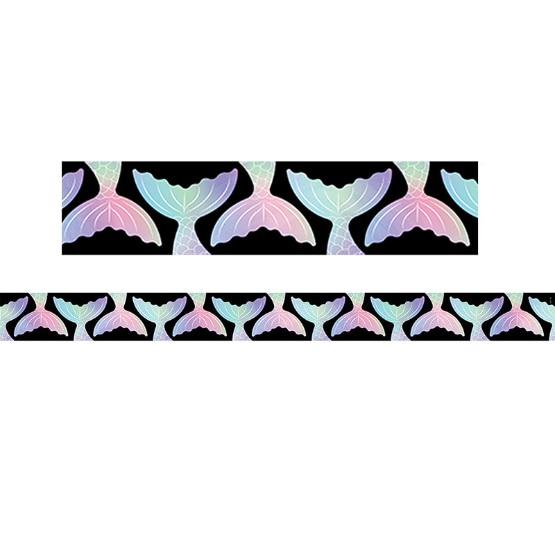 Mystical Magical Mermaid Tails Border, 35 Feet